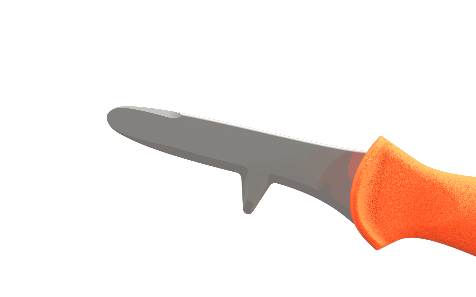 Animation showing versatile use of OCK Oyster Knife for side and hinge shucking